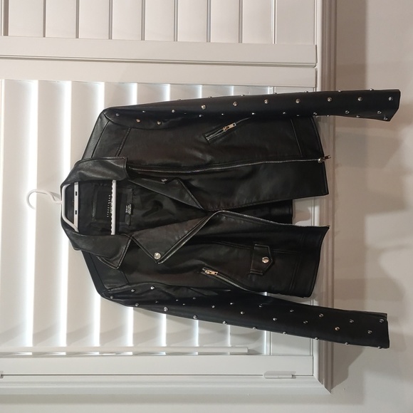 Leather Studded Jacket - Picture 1 of 2